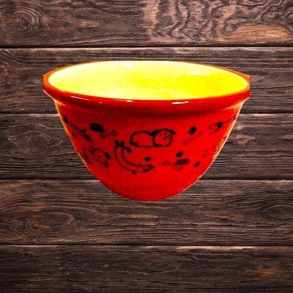 Hallmark Ceramic Set of 2-Pet Snack & People Snack Bowls - Picture 8 of 12